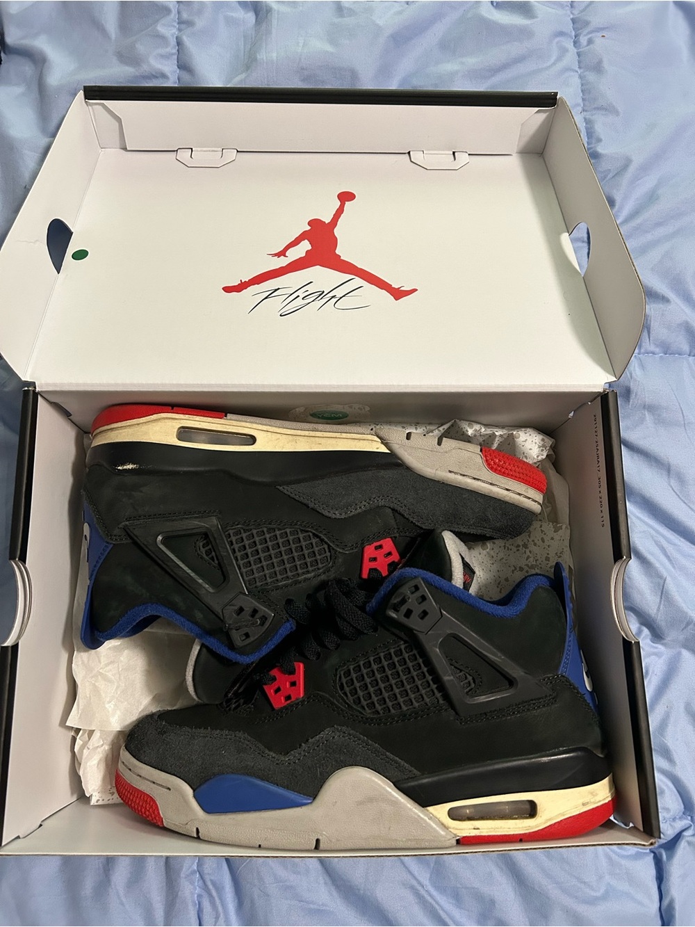Jordan Black Blue Red Retro Basketball Sneakers